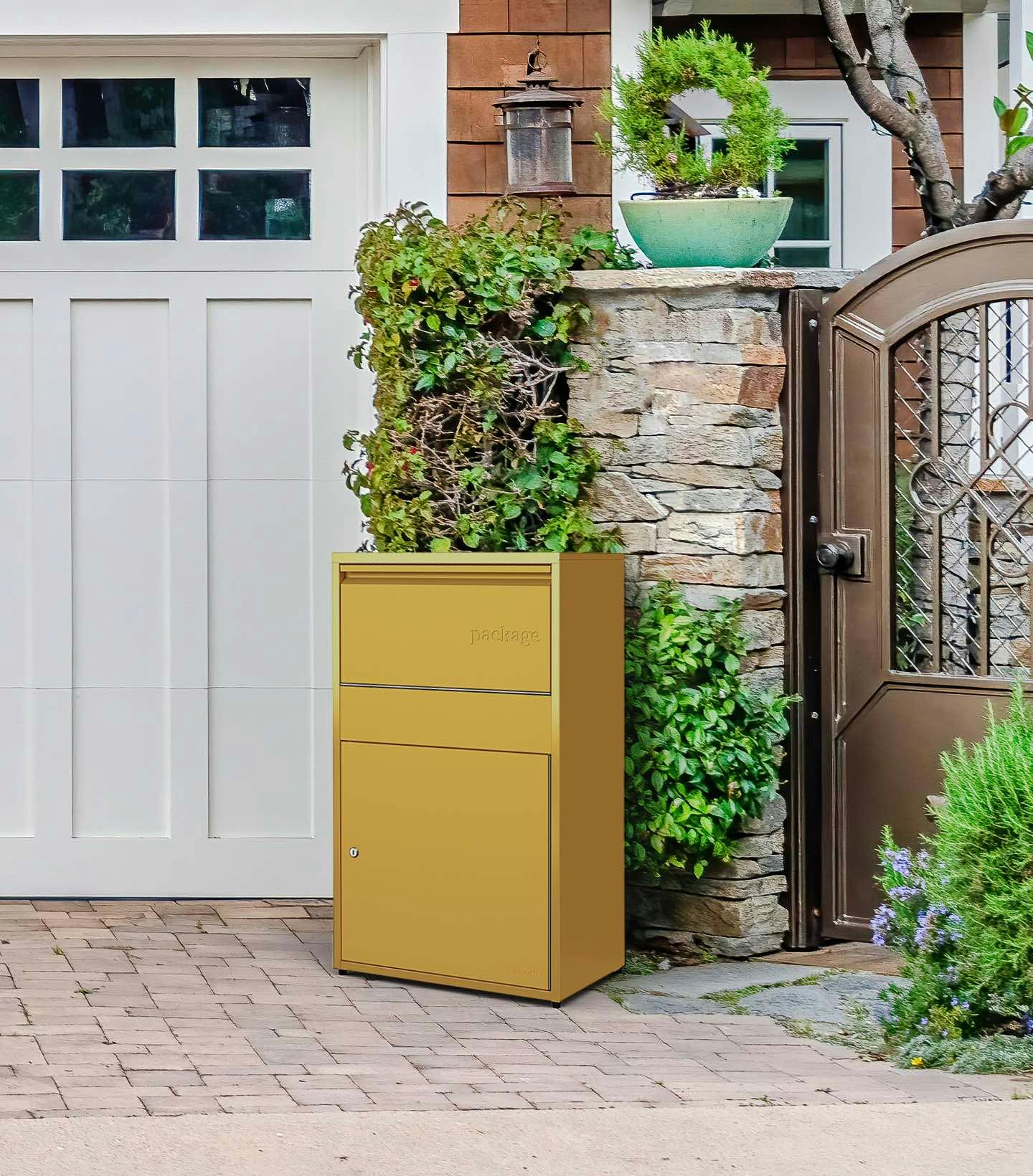 Lockable, Weatherproof Mailboxes &  Package Boxes